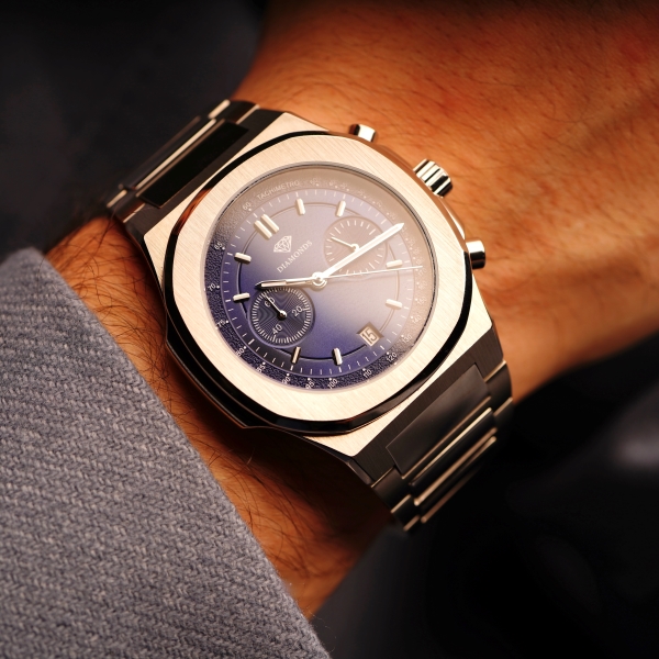 Blue Dial - Steel